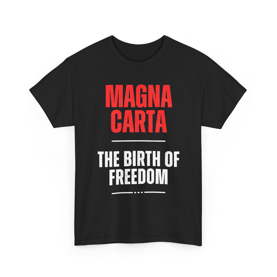 The Birth of Freedom design on a black T-shirt