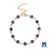 Turkish Evil Eye Bracelet | Protective Lucky Charm Jewellery Dark Blue Jewellery Dark Blue