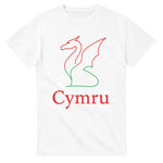 Cymru Welsh Dragon Minimalist T-Shirt T-Shirt