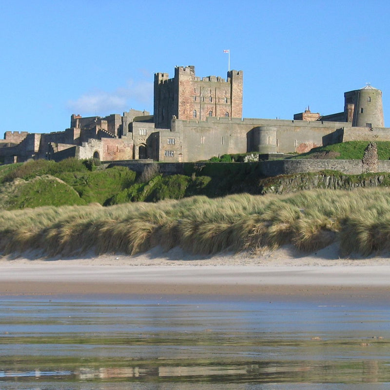 a photograph of Bamburgh Castle