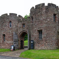 photograph of Beeston Castle lodge with gates open