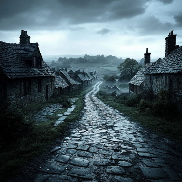 Black Death medieval England 1347: Bubonic plague outbreak devastating English population, economy, and social structure in 14th century