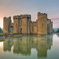 a photograph of Boiam castle and moat