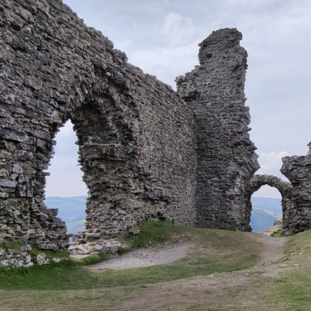 The ruins of Castell Dinas Bran above Llangollen