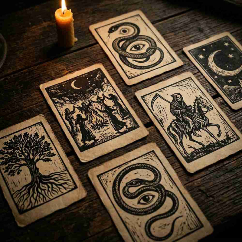 Mildred Payne's Oracle of Black Enchantment: A Gothic Divination Deck Rooted in History