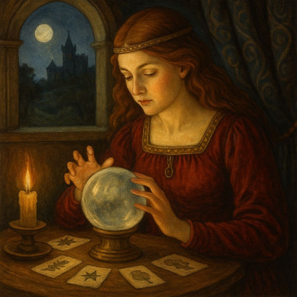 Medieval fortune telling tarot divination practices: Mystical divination practices, fortune telling methods, and prophecy traditions in the Middle Ages