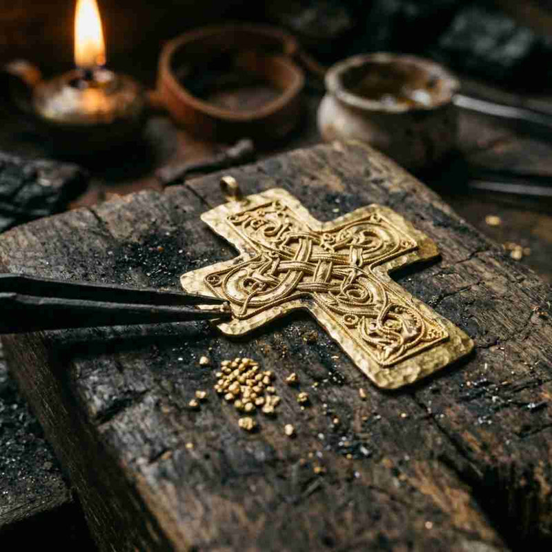 The Hiddensee Treasure: The Gold Cross Pendants That Blended Pagan and Christian Art
