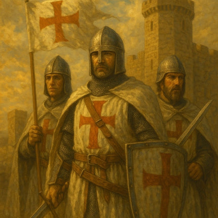 Knights Templar crusaders: Elite crusading force in Holy Land wars, military tactics, fortresses, and holy relic protection