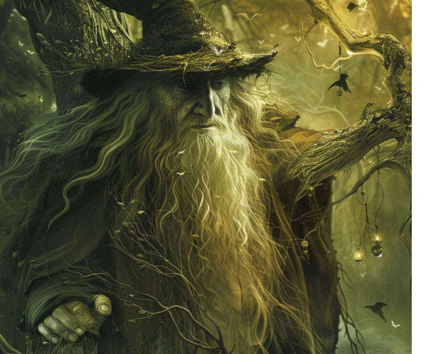 Merlin the wizard of Welsh and Arthurian legend