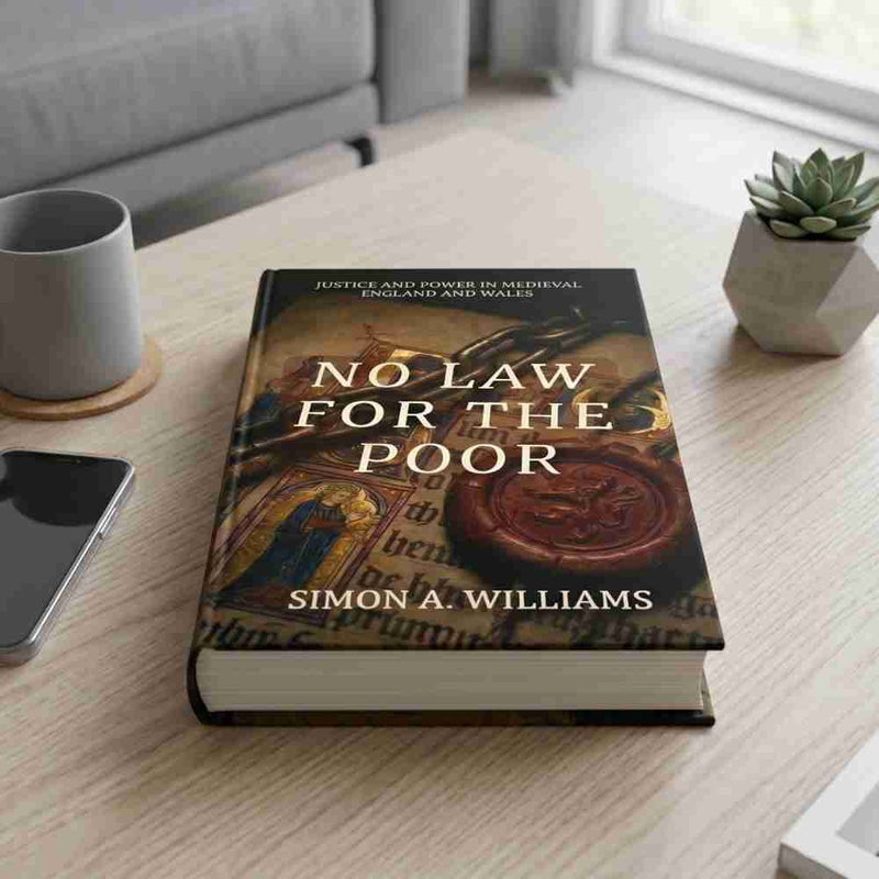 No Law for the Poor book jacket: Justice and power in medieval England and Wales historical analysis