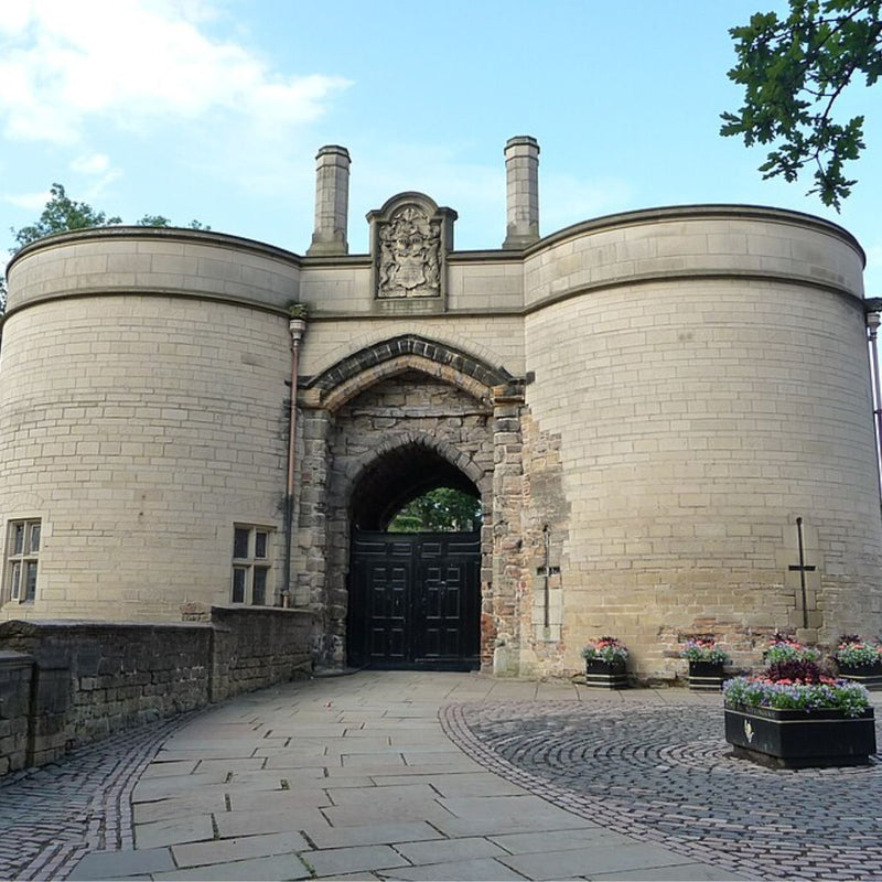 a photograph of Nottingham Castle gatehouse