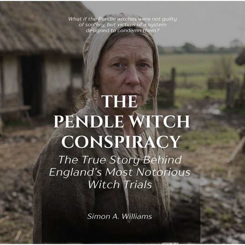 The Pendle Witch Conspiracy book cover: Revealing the truth behind England's most infamous witch trials with primary source analysis