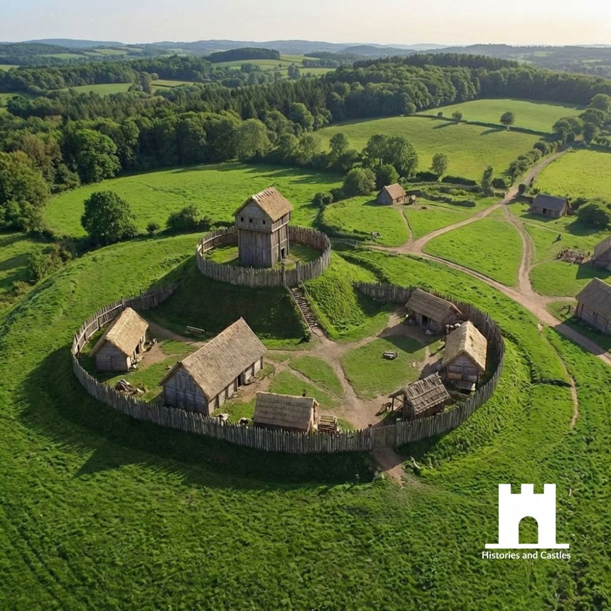 The earthworks of Prestatyn Castle