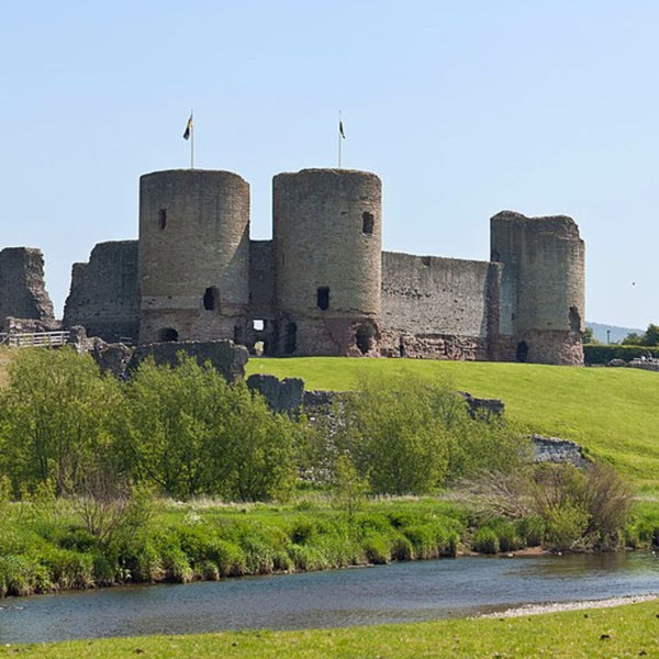 Rhuddlan Castle on the River Clwyd