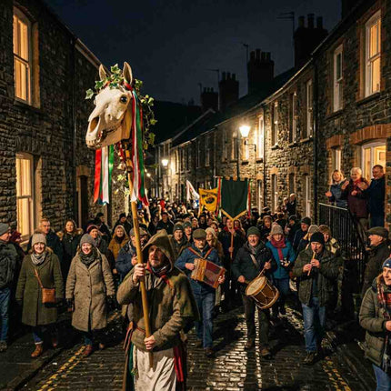 Mari Lwyd: The Snapping Horse Skull Tradition