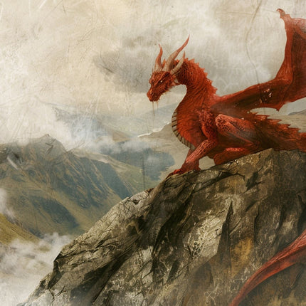 The red dragon, symbol of Wales