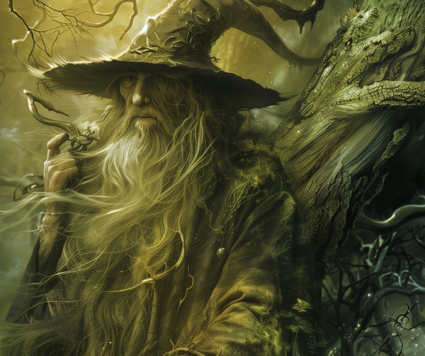 Merlin the prophet, who foretold the Boar of Cornwall