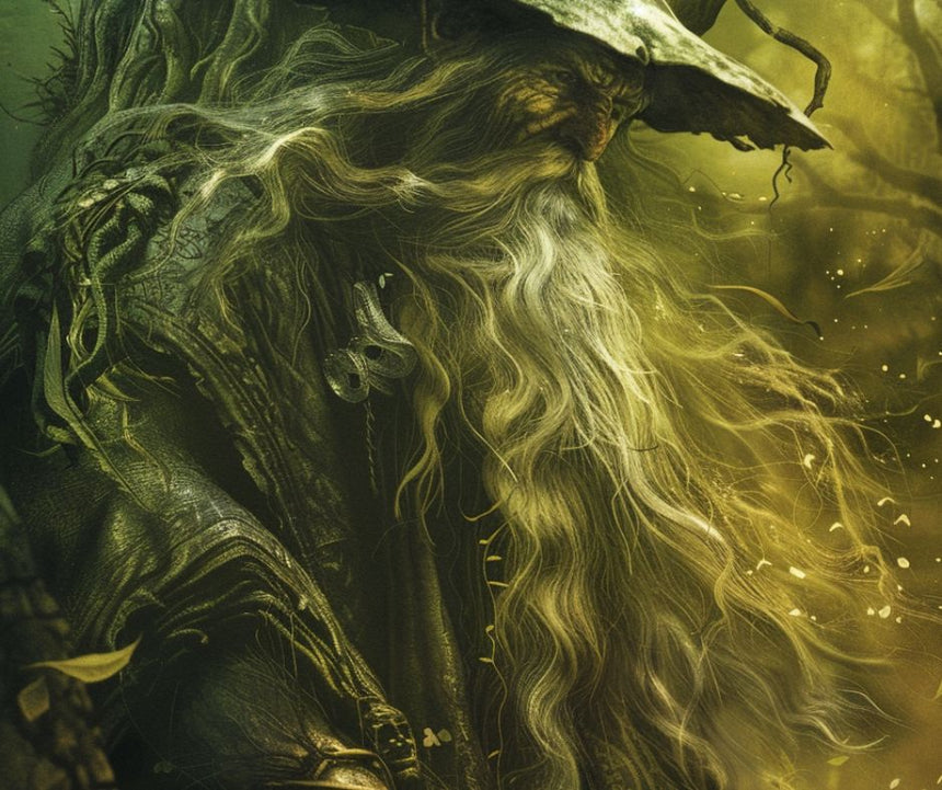 Merlin and the red and white dragons of legend