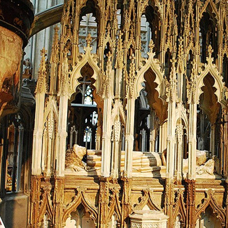 The tomb of King Edward II in Gloucester Cathedral