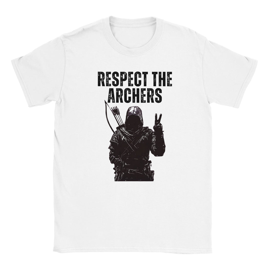 Medieval Archer T-shirt Print Material