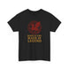 Welsh Dragon T-Shirt | Born of Fire Made of Legend Black T-Shirt Black
