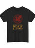 Welsh Dragon T-Shirt | Born of Fire Made of Legend Black T-Shirt Black