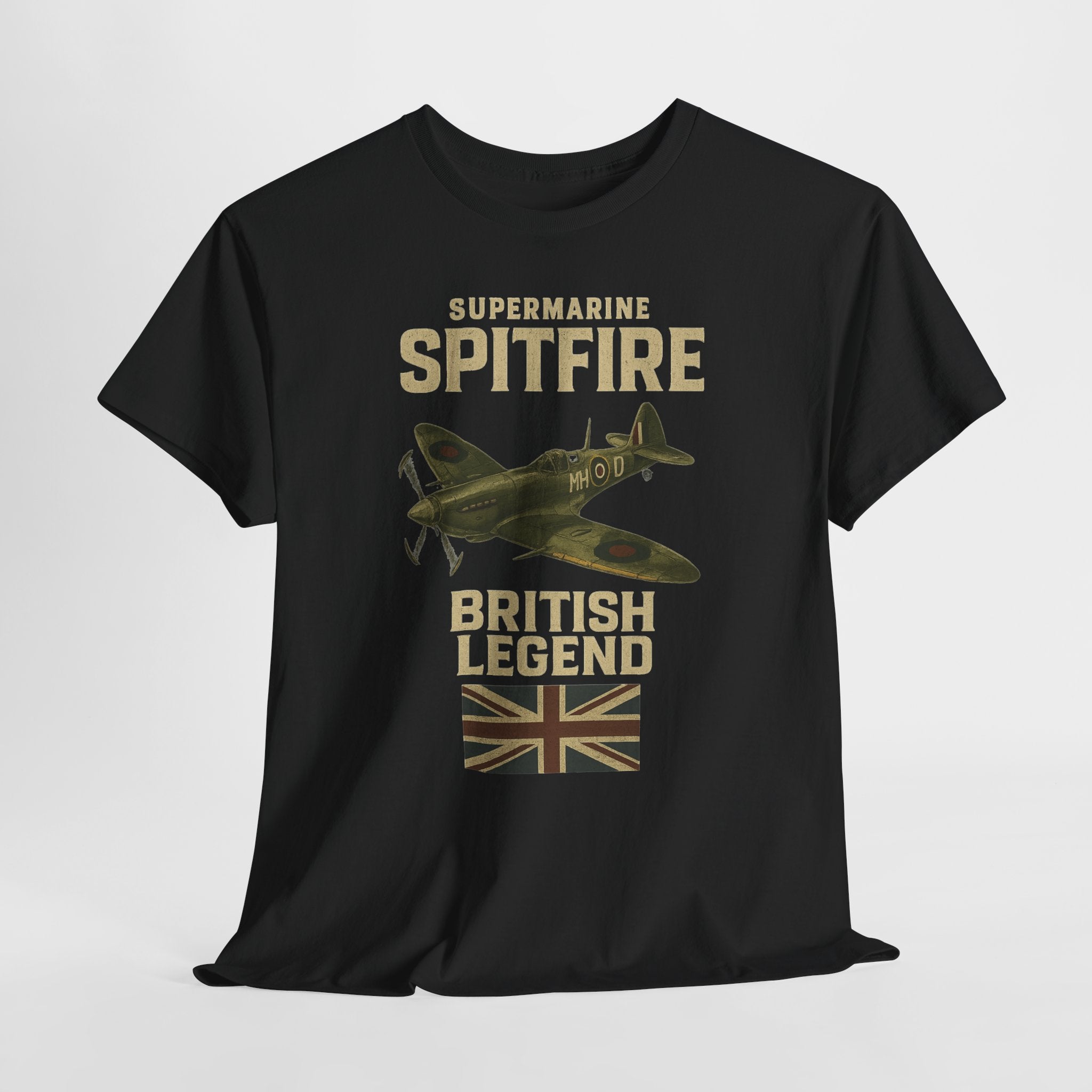 Spitfire T-shirt | Battle of Britain and Union Jack Design