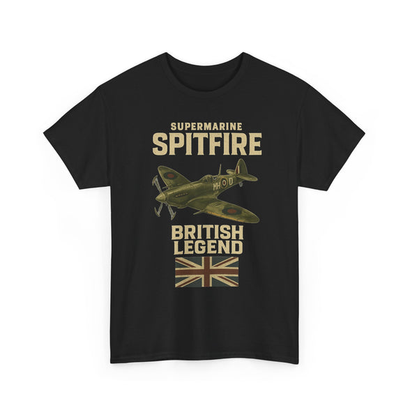 Spitfire T-shirt | Battle of Britain and Union Jack Design