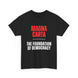 Magna Carta T-Shirt | The Foundation of Democracy | Medieval History Design