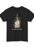 The Rightful King design on a black T-shirt
