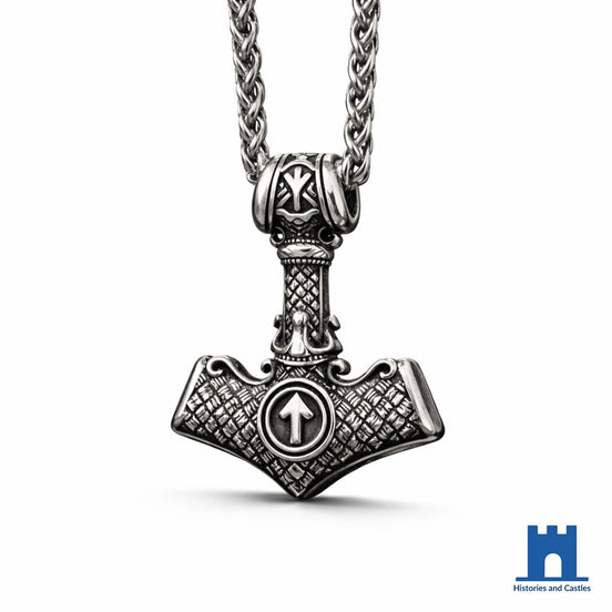 Thor’s Hammer Valknut Pendant | 316L Stainless Steel Norse Jewellery Jewellery
