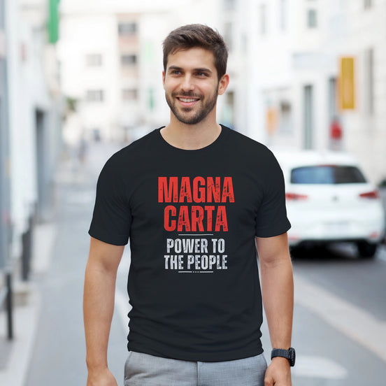 Magna Carta T-Shirt | Power to the People | Medieval History Design Magna Carta