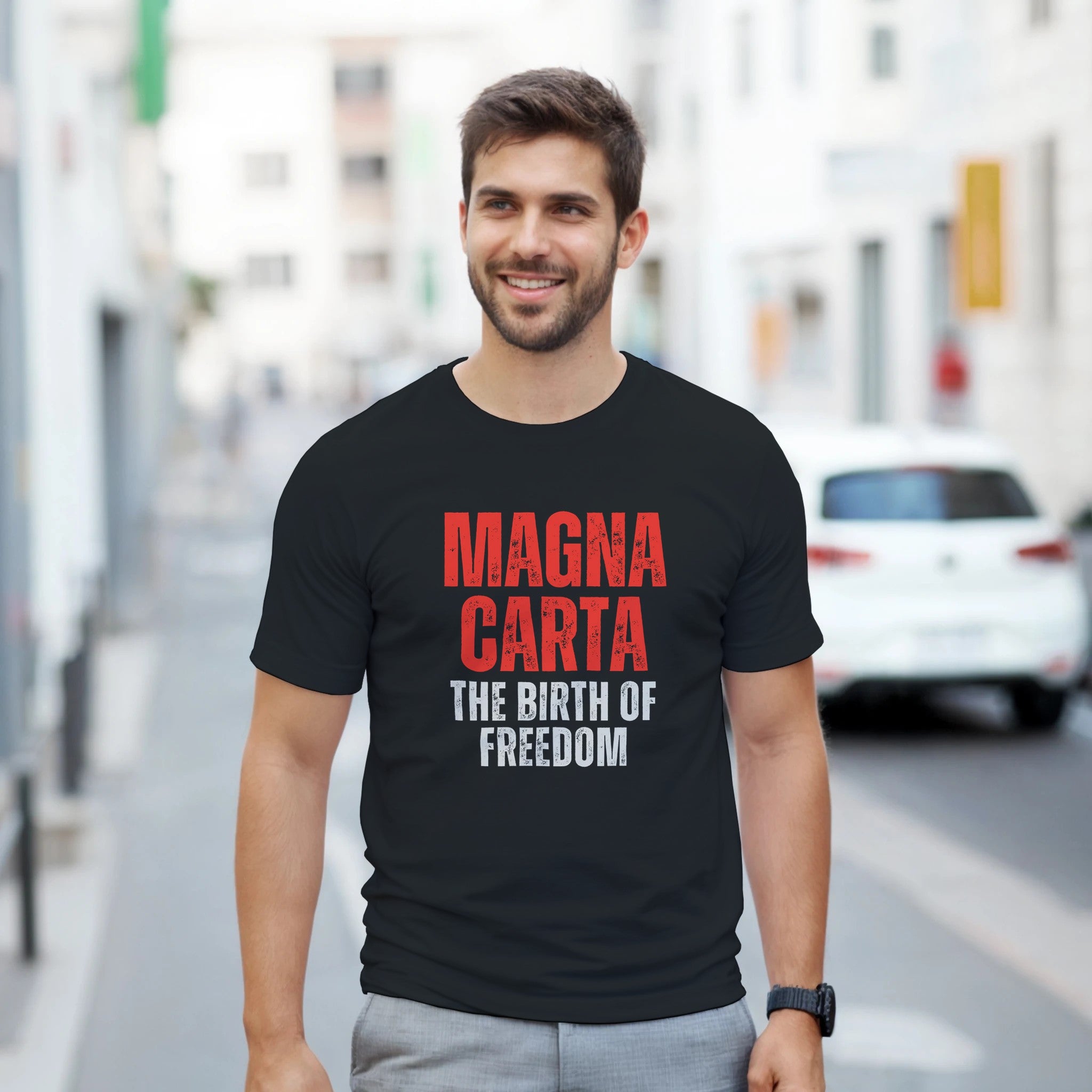 Magna Carta T-Shirt | The Birth of Freedom | Medieval History Design T-Shirt