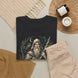 Merlin, Keeper of Ancient Wisdom design on a black T-shirt