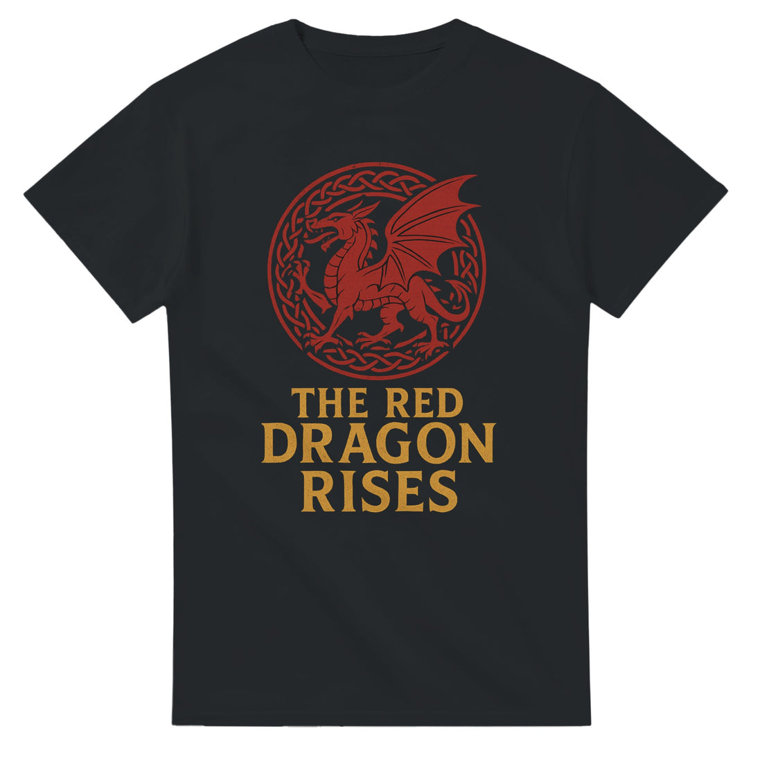 The Red Dragon Rises T-Shirt – Welsh Dragon Shirt Red Dragon