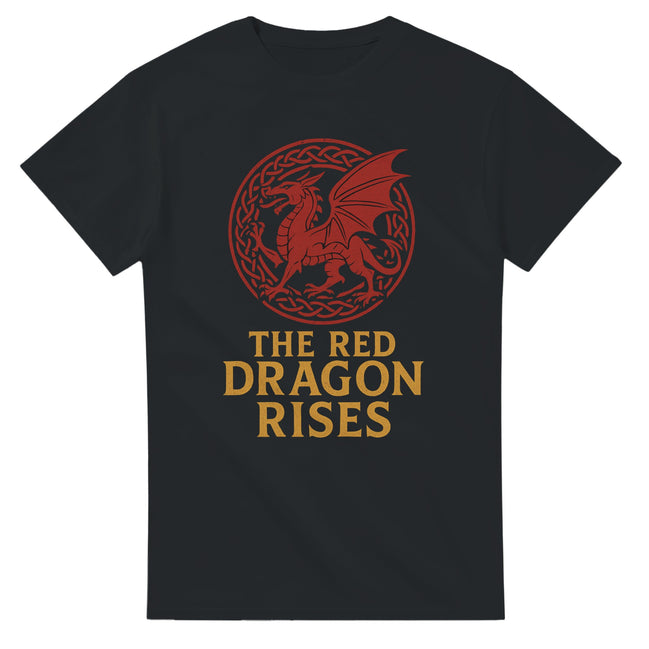 The Red Dragon Rises T-Shirt – Welsh Dragon Shirt Red Dragon