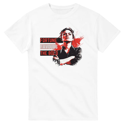 Fortune Favours the Bold T-Shirt Print Material
