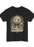 Quest for the Grail design on a black T-shirt