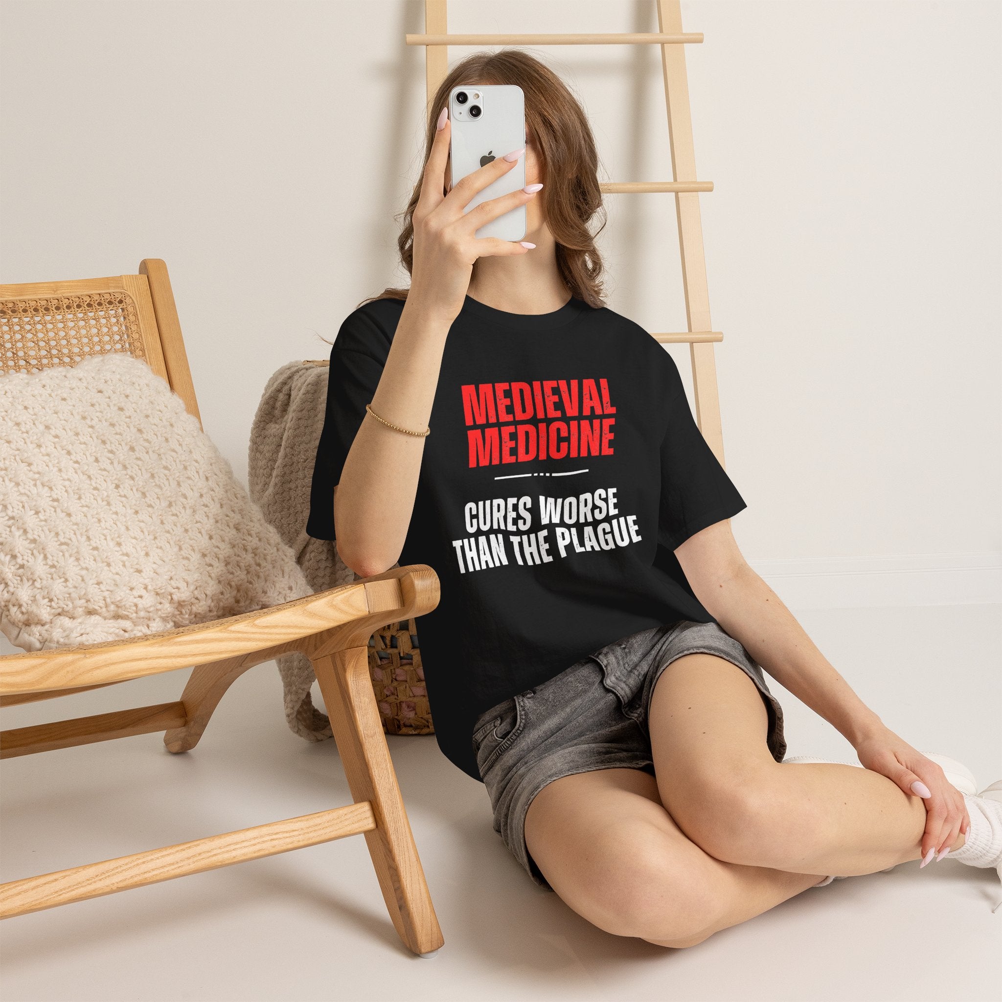 Medieval Medicine T-Shirt | Cures Worse Than the Plague | History Design