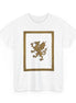 Y Ddraig Aur design on a white T-shirt