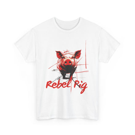 Rebel Pig T-Shirt | Bold Graphic Animal Design