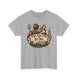 When Adam Delved and Eve Span design on a grey T-shirt