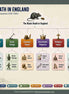 infographic of the black death in england 1348 as a free download poster from Histories and Castles