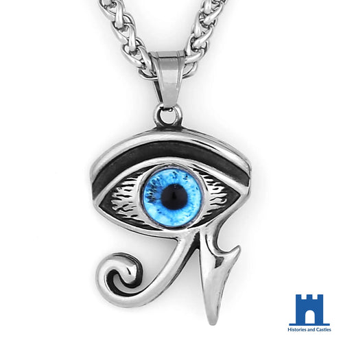 Blue Eye of Horus "Wadjet" Protection Necklace Jewellery