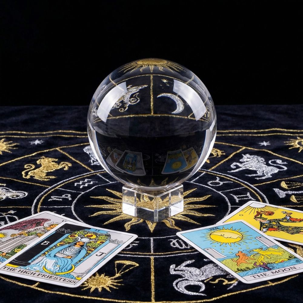 A Crystal Ball Designed for Focused Use Without Overwhelming Size Crystal Balls