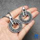 Large Elder Futhark Rune Viking Pendant | Stainless Steel Viking Necklace for Men Jewellery