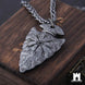Viking Vegvísir Arrowhead Necklace | Norse Protection Pendant in Zinc Alloy Jewellery