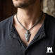 Viking Vegvísir Arrowhead Necklace | Norse Protection Pendant in Zinc Alloy Jewellery