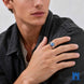 Stainless Steel Evil Eye Signet Ring | Protective Nazar Ring Jewellery