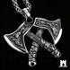 Mjolnir’s Might: Valknut Thor’s Stainless Steel Hammer Necklace Jewellery